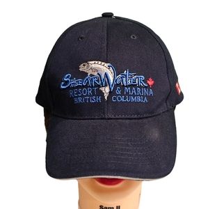 Shearwater Marine Resort British Columbia Canada Hat‎ Blue Adjustable